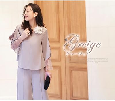 Amazon | [ルイ ルエ ブティック] レース スリーブ トップス